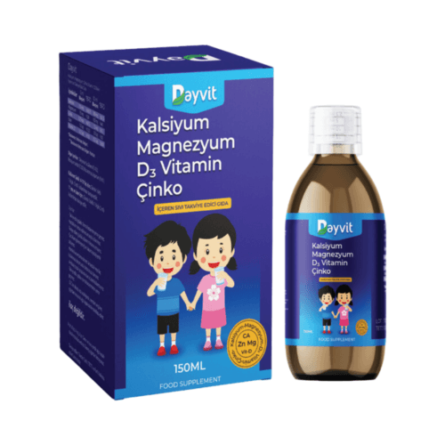 Dayvit Kalsiyum/Magnezyum/ D3 Vitamini)/Çinko Şurup 150 ML