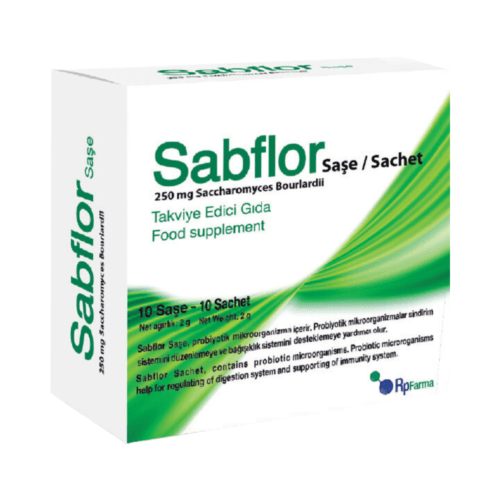 Sabflor Saccharomyces Bourlardi 250 mg 10 Saşe